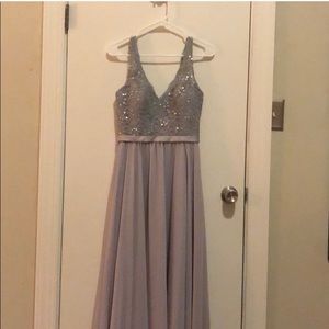 Light Gray Formal Gown